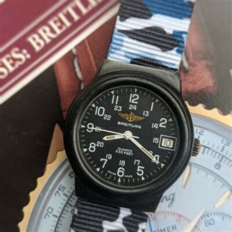 breitling brevet case|Breitling Depose Military RARE Ref. 8500 From 1979.